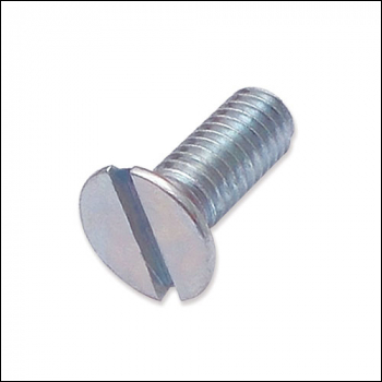 Trend M6 X 16mm Countersunk Slot Machine Screw - Uk Only - Code WP-SCW/26