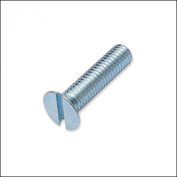 Trend M6 X 25mm Countersunk Slot Machine Screw - Code WP-SCW/31