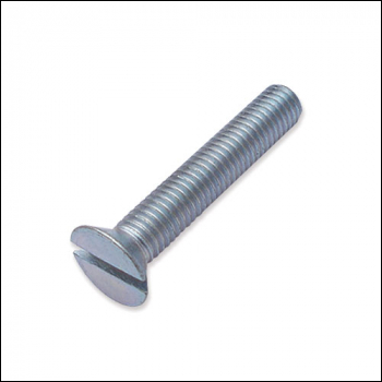 Trend M8 X 45mm Countersunk Slot Machine Screw - Uk Only - Code WP-SCW/41