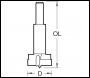 Trend Lip And Spur Two Wing Bit 35mm Diameter - Code 1004/35TC