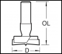 Trend Router Machine Bit - Code 105/40X1/2TC