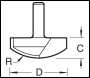 Trend Dish Panel Raised Cutter - Code 18/18X1/2TC