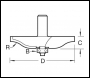 Trend Guided Ogee Panel Raiser - Code 18/84X1/2TC