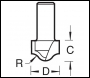 Trend Flat Ogee Cutter - Code 22/03X1/2TC