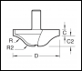 Trend Flat Roman Ogee Cutter - Code 22/1X1/2TC