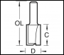 Trend Two Flute Cutter 7.5mm Diameter - Code 3/30X1/4TC