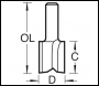 Trend Two Flute Cutter 12mm Diameter - Code 3/8LX1/4TC