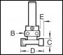 Trend Undercut Router Cutter - Code 30/6X1/4TC