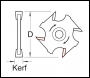 Trend Slotter 6mm Kerf M12mm Bore - Code 34/12TC