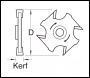 Trend Slotter 2mm Kerf M12mm Bore - Code 34/03TC