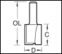 Trend Two Flute Cutter 10mm Diameter - Code 3/61X1/4TC