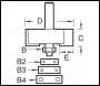 Trend Bearing Guided 35mm Diameter Rebater - Code 46/39X1/2TC