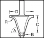 Trend Bearing Guided Architrave Cutter - Code 46/401X8MMTC