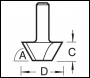 Trend Chamfer Angle= 45 Degrees - Code C048X1/4TC