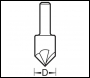 Trend Rose Countersink 12.5mm Countersink Diameter - Code 49/70X1/4HSS