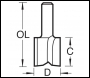 Trend Hinge Recess Cutter - Code C236X1/4TC