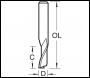 Trend Helical Plunge Cutter 6mm Diameter - Code 50/06X8MMHSSE