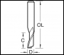 Trend Aluminium Cutter 8mm Diameter - Code 50/08X8MMHSSE