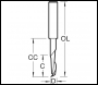 Trend Helical Plunge Cutter 8mm Diameter - Code 50/18X8MMHSSE