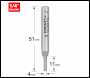 Trend Two Flute Cutter 4mm Diameter - Code 3/01X1/4TC