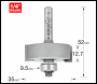 Trend Bearing Guided 35mm Diameter Rebater - Code 46/39X1/4TC