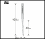 Trend Helical Plunge Cutter 5mm Diameter - Code 50/27X8MMHSSE