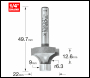 Trend Pin Guided Round Over Cutter - Code 7E/2X1/4TC