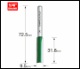 Trend Two Flute Cutter 9.5mm Diameter - Code C015X1/4TC