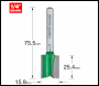 Trend Two Flute Cutter 15.9mm Diameter - Code C025X1/4TC
