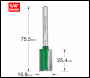 Trend Two Flute Cutter 15.9mm Diameter - Code C026X1/4TC
