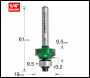 Trend Rounding Over 3.2mm Radius X 9.5mm Cut - Code C074X1/4TC