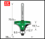 Trend Rounding Over 12.7mm Radius X 19.1mm Cut - Code C079X1/4TC