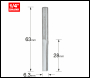 Trend Two Flute Cutter 6.3mm Diameter - Code S3/21X1/4STC