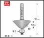 Trend Bearing Guided Chamfer Cutter 45 Degrees - Code 46/37X1/4TC