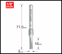 Trend Two Flute Cutter 5mm Diameter - Code C004X1/4TC