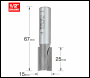 Trend Two Flute Cutter 15mm Diameter - Code 4/1X1/2TC