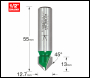 Trend Chamfer 45 Degrees X 12.7mm Diameter - Code C044X1/2TC