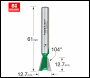 Trend Dovetail Cutter Angle=104 Degrees X 12.7mm Diameter - Code C041AX8MMTC