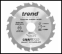 Trend Craft Saw Blade 165mm X 18 Teeth X 30mm - Code CSB/16518