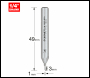 Trend Single Flute Cutter 1mm Diameter - Code 2/0X1/4TC