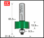 Trend Bearing Guided Rebater 31.8mm Diameter X 15.9mm - Code C193X1/2TC