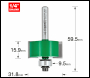 Trend Bearing Guided Rebater 31.8mm Diameter X 15.9mm - Code C193X1/4TC