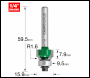 Trend Rounding Over 1.6mm Radius X 7.9mm Cut - Code C074AX1/4TC