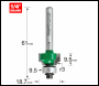 Trend Rounding Over 3.0mm Radius X 9.5mm Cut - Code C074BX1/4TC