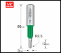 Trend Radius 2.5mm Radius X 5mm Diameter - Code C051AX1/2TC