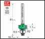 Trend Rounding Over 2.0mm Radius X 9.5mm Cut - Code C074CX1/4TC