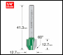 Trend Craftpro 1/4in Combi Trimmer 60 Degree Angle Bit 12.7mm X 12.7 - Code C047AX1/4TC