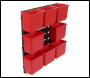 Trend Pro Storage Wall Rack With 8 Medium Bins - Code MS/P/RACK/8