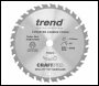Trend Craft Saw Blade 184mm X 30 Teeth X 16mm - Code CSB/18430