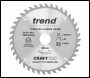 Trend Craft Saw Blade 200mm X 40 Teeth X 30mm - Code CSB/20040